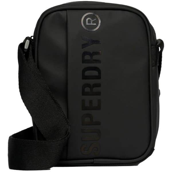 Nouveautés randonnee bivouac SUPERDRY TARP CROSS BODY BAG BLACK TONAL