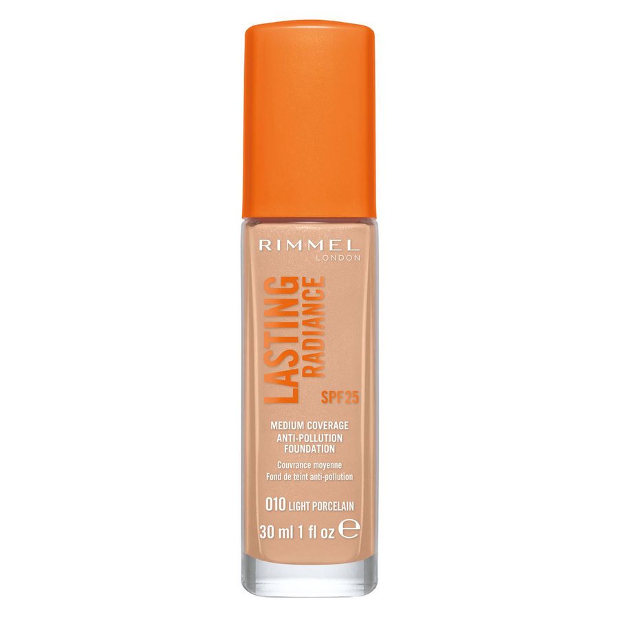 Rimmel London Lasting Radiance Foundation #010 Light Porcelain 30ml