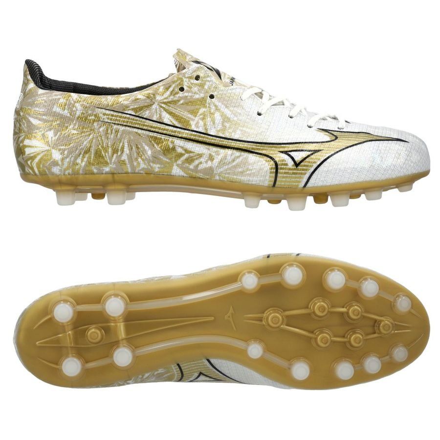 Mizuno Alpha Made in Japan AG Prism Gold - Blanc/Doré/Noir