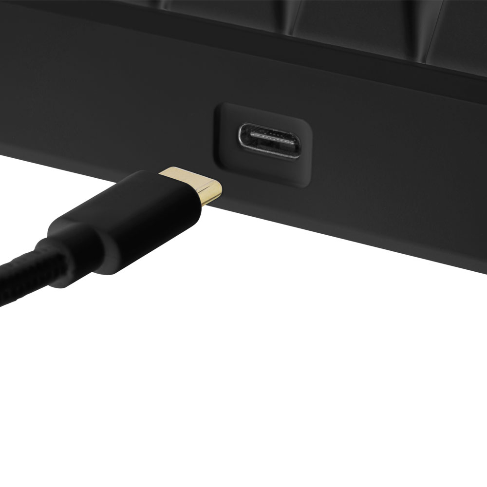Mechanische Gaming Tastatur Keyboard CH Layout mit RGB Hintergrundbeleuchtung (GAM-75-CH) - Schwarz