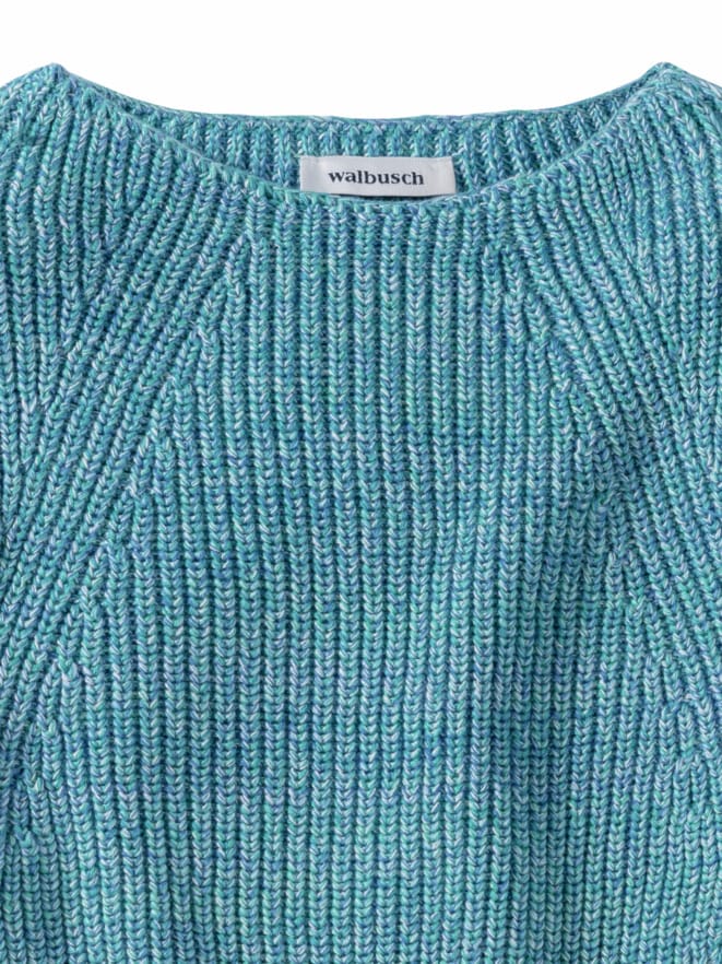 Baumwoll-Pullover Farbenspiel