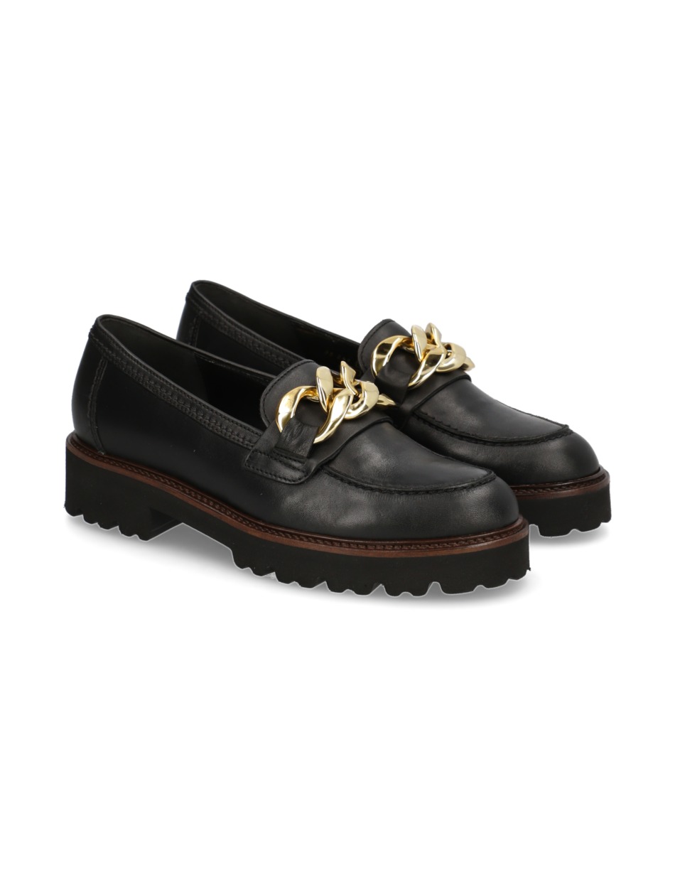 Glattleder Slipper