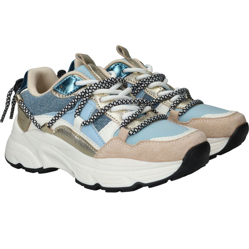 POSH by Poelman Sneakers Blauw Meisjes