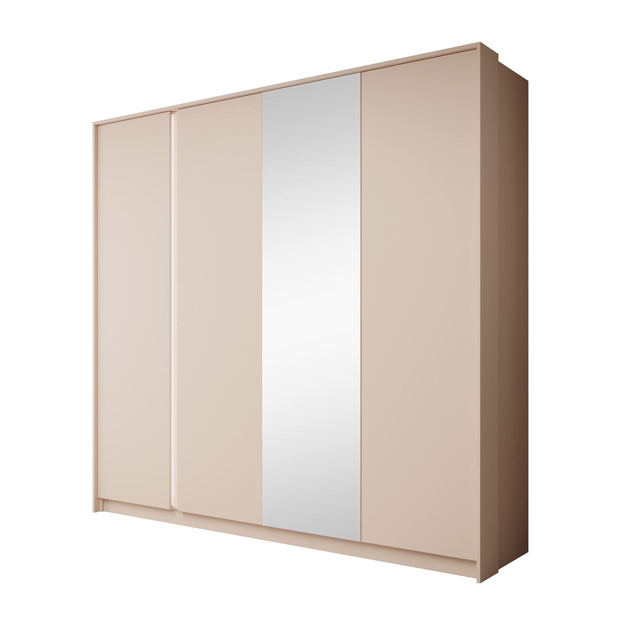 Desert - Kledingkast 4-deurs - Beige - 223x55x210 cm