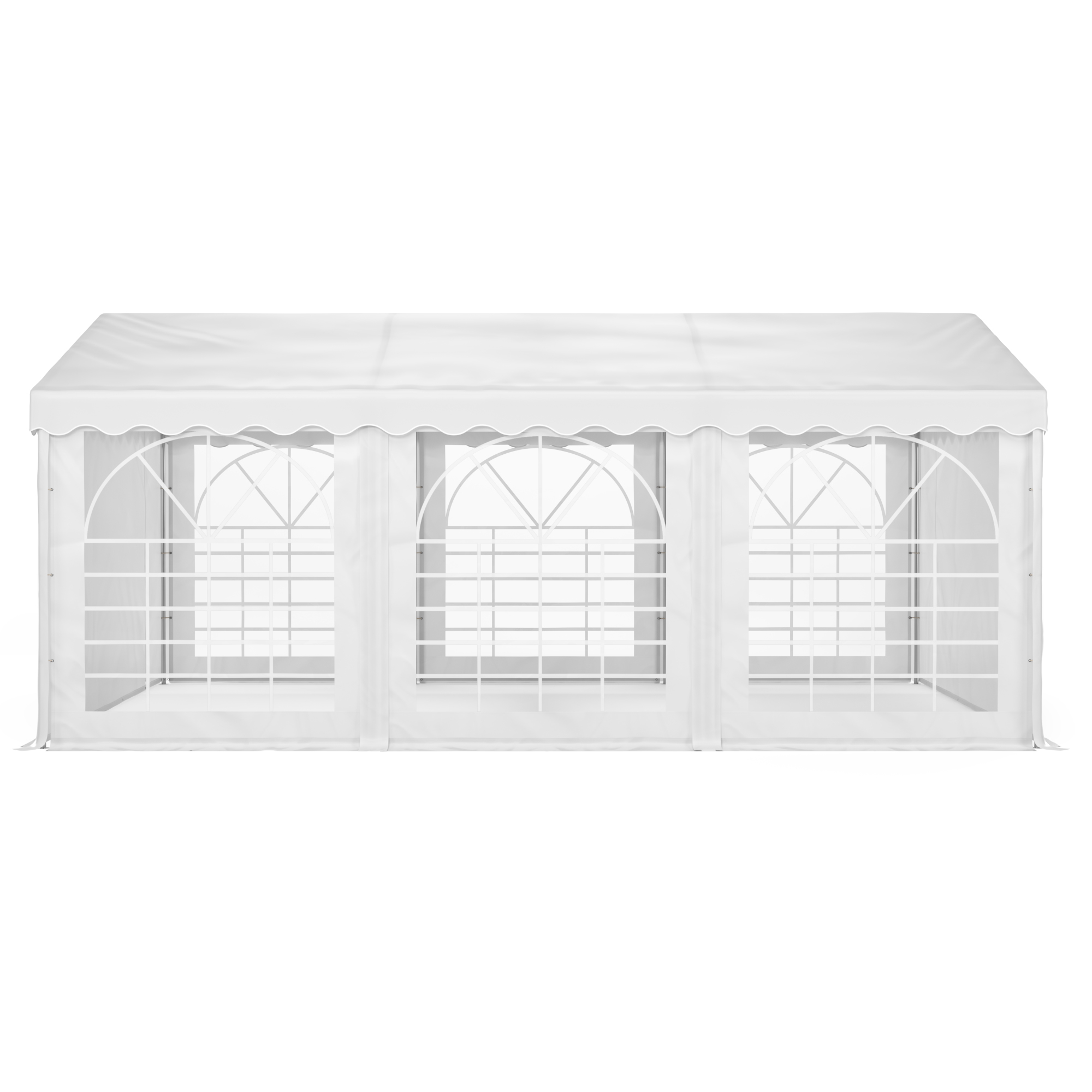 Profi PVC Partyzelt 5 x 6 m weiss