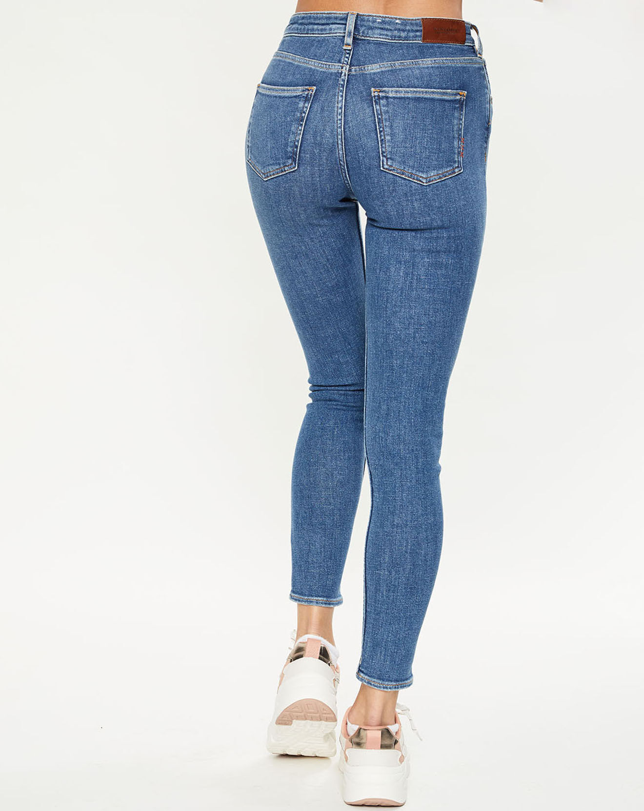 Scotch & Soda Jean taille haute Skinny bleu