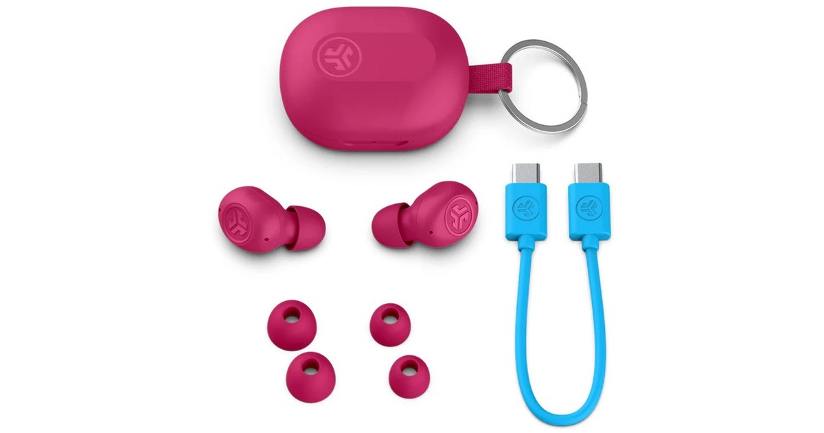JLabJbuds Mini Wireless headphones in-ear oortjes  (Magenta, Bluetooth 5.3)