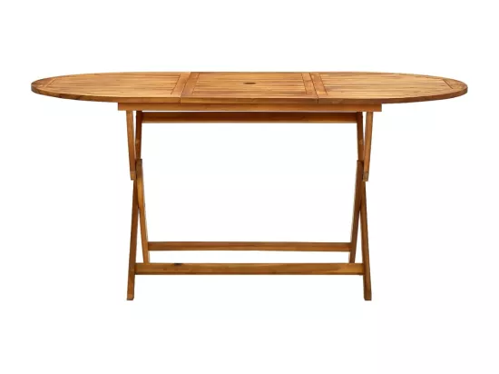 Table de jardin pliable 160x85x75 cm Bois d'acacia massif