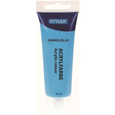 Stylex Acrylfarbe himmelblau blau 75 ml