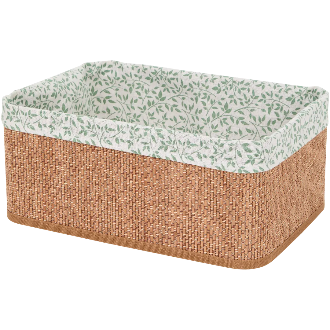 Panier de rangement en bambou
