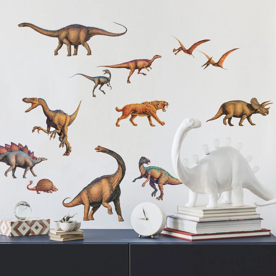 Room Mates Dinosaurier Mehrfarbig