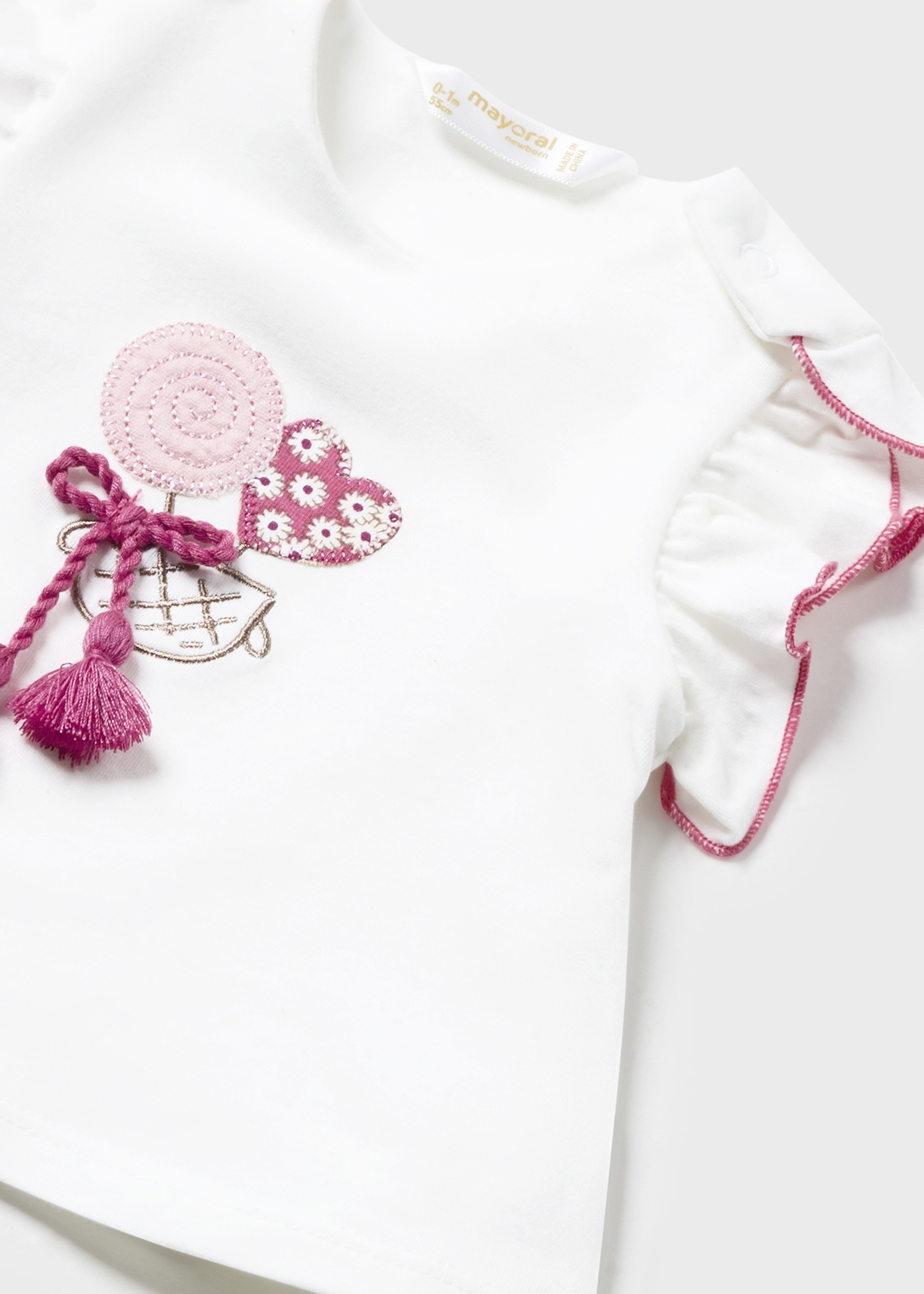 Conjunto de 3 peças Better Cotton Juicy para recém-nascidos
