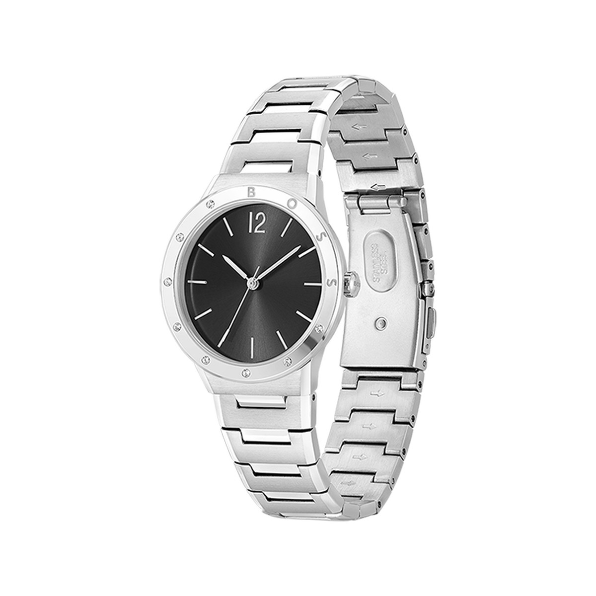 Montre BOSS Breath femme bracelet acier