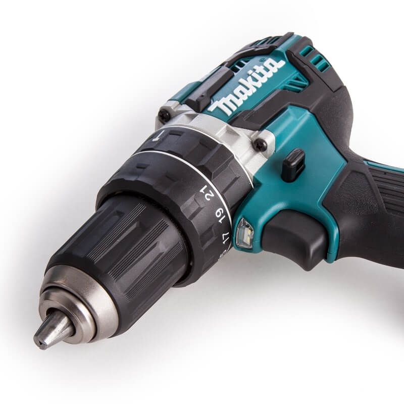 Makita DHP484RTJ 18V Li-ion accu klopboor-/schroefmachine set (2x5.0 Ah) accu in Mbox - koolborstelloos