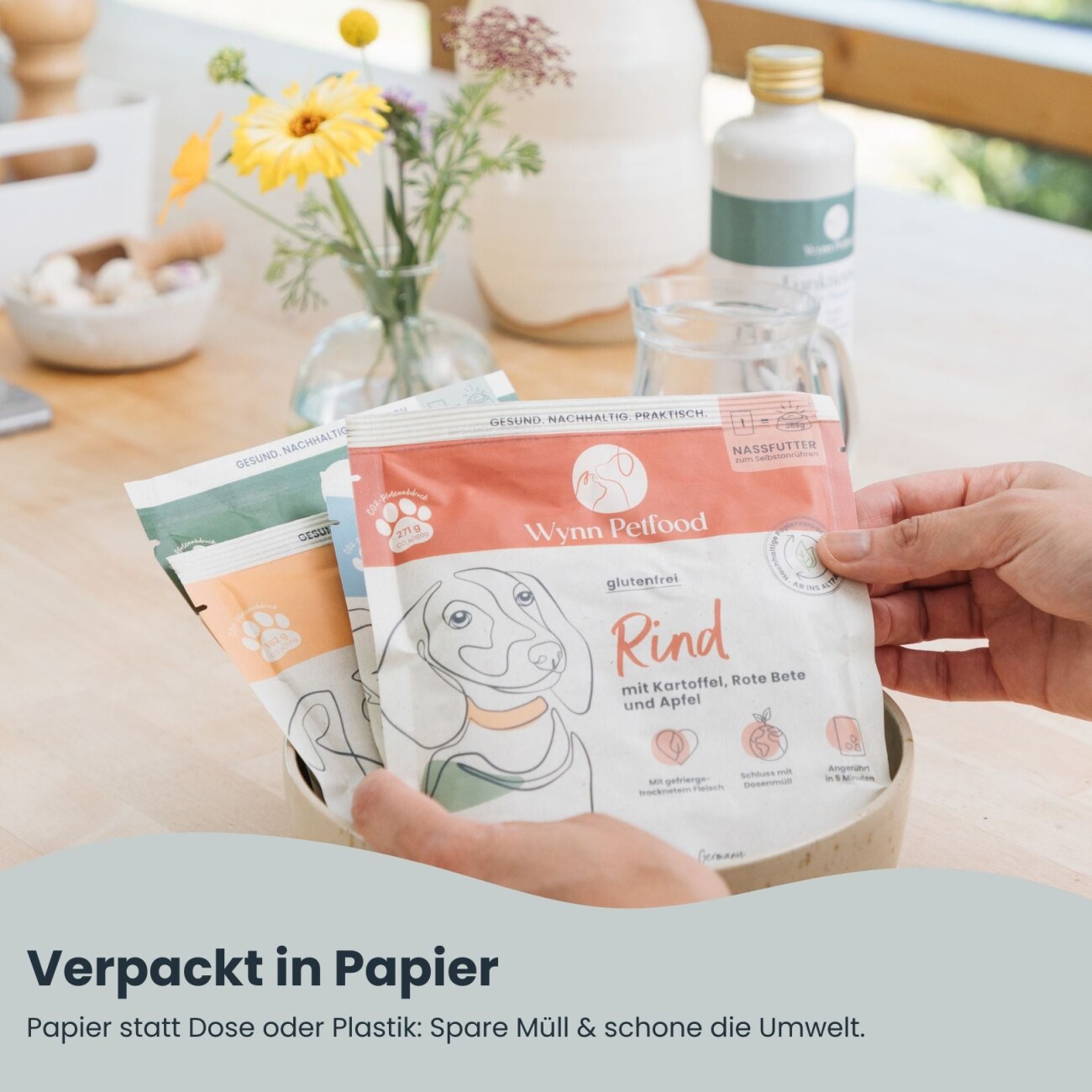 Wynn Petfood Reisetüten Nassfutter Pferd mit Quinoa