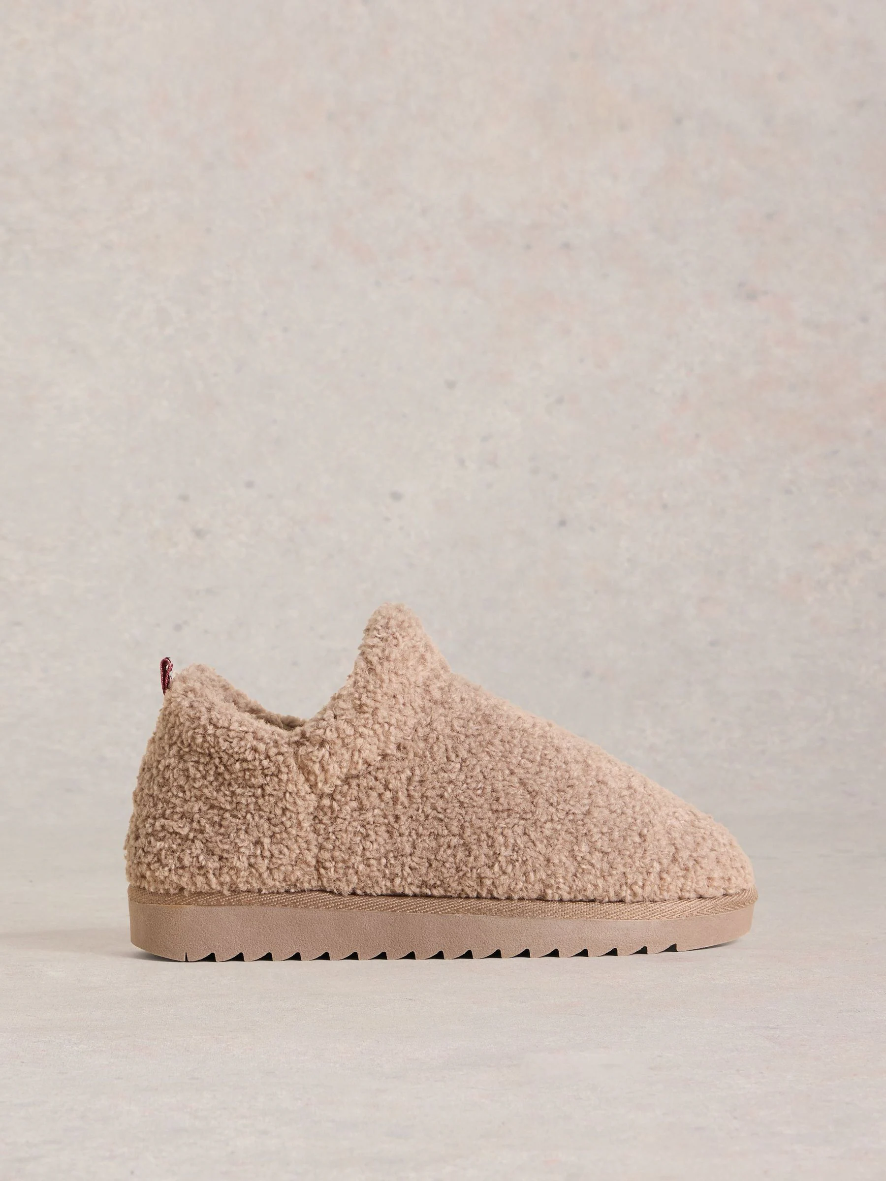 Natuurlijk - White Stuff pantoffellaarsjes met borg