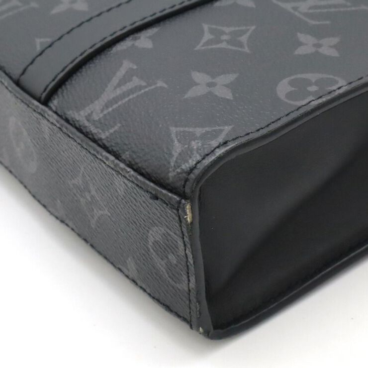 Louis Vuitton Vintage Louis Vuitton Sac Plat Black