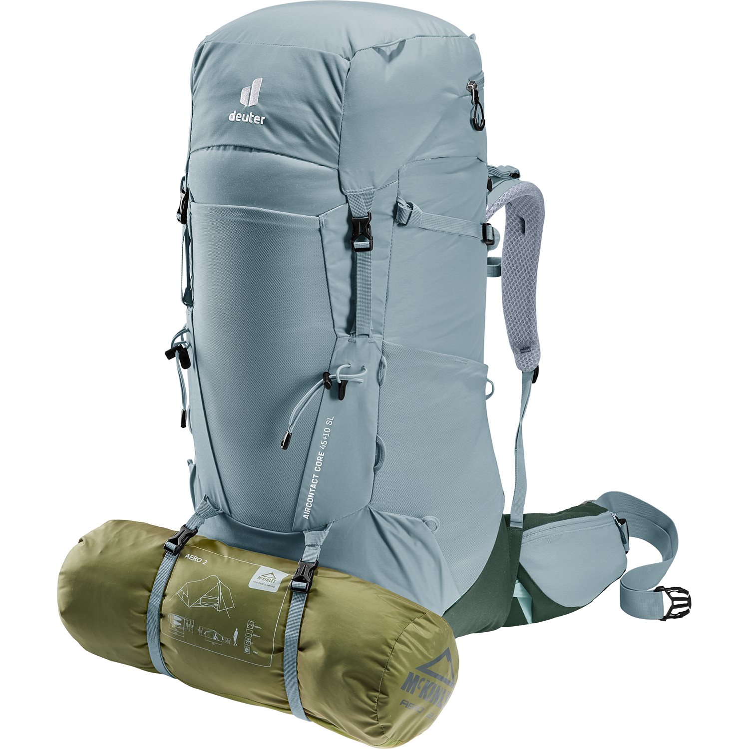 Deuter Aircontact Core 45+10 SL Backpack shale-ivy
