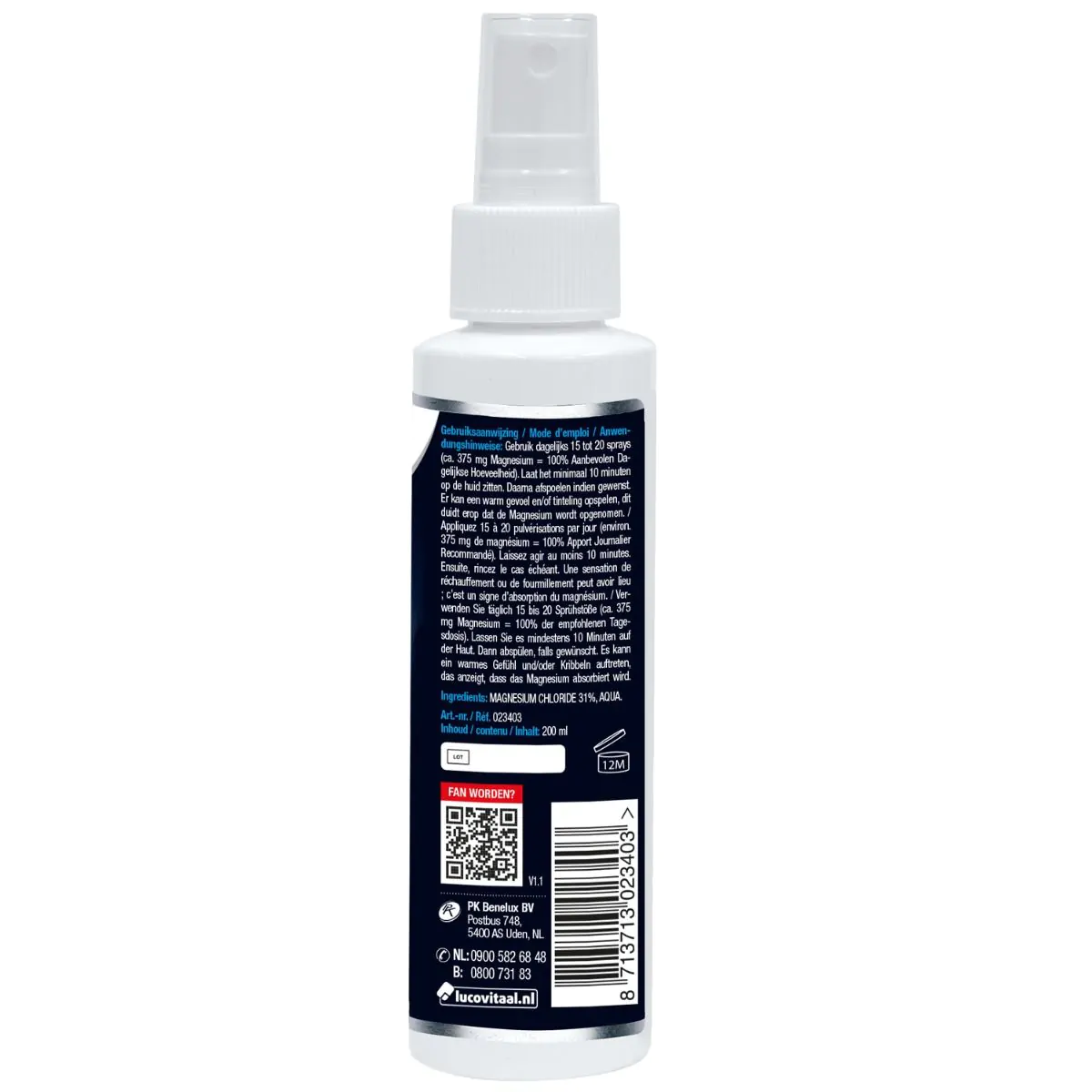 Zechstein Magnesium Olie Spray 200 ml