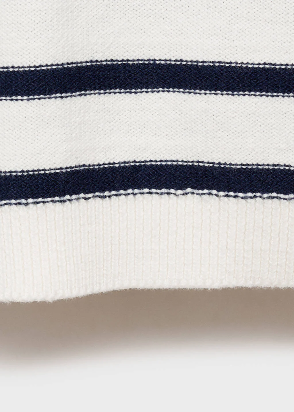 Mango Kids trui donkerblauw fijn gebreid