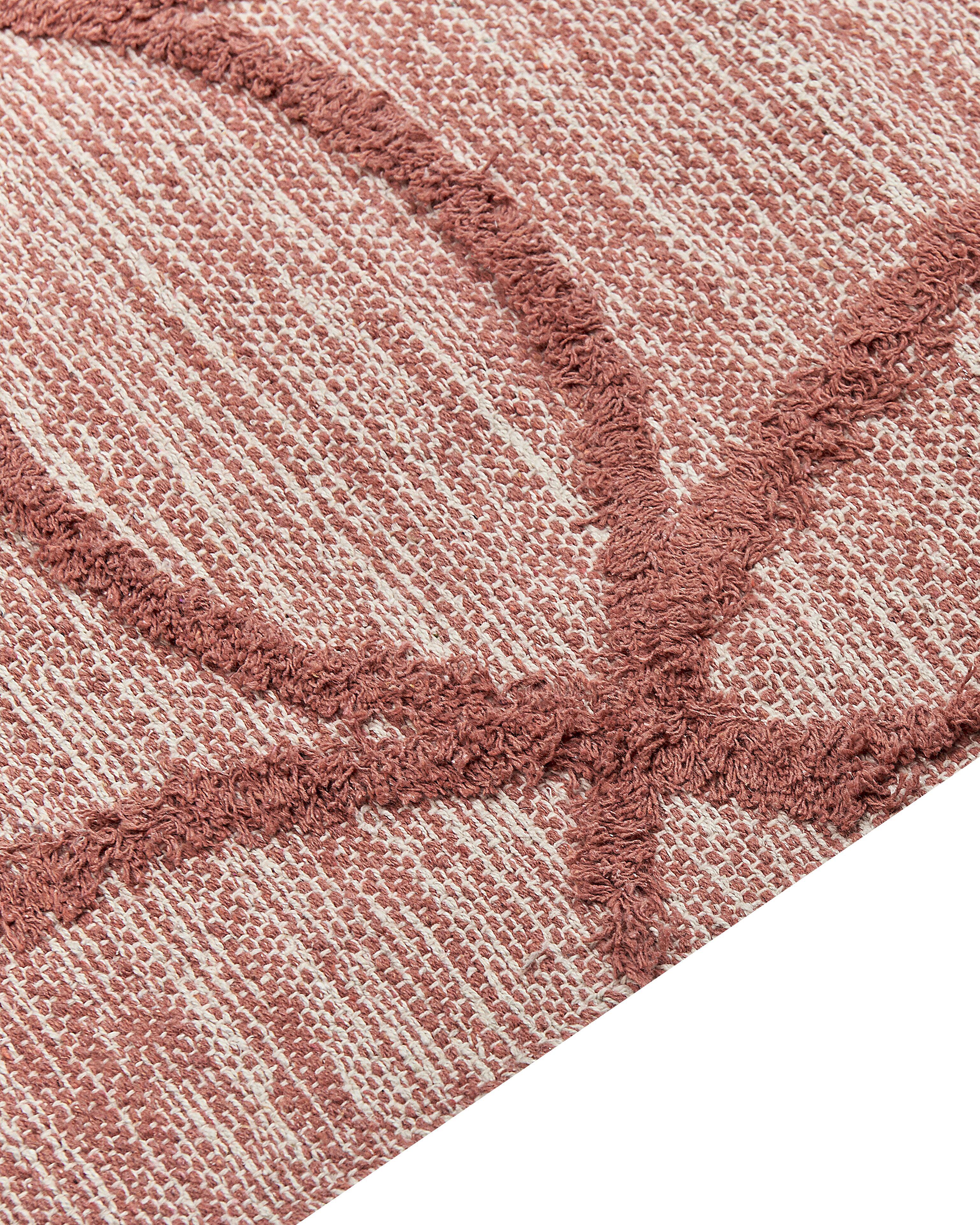 Vloerkleed KIRSEHIR Rood 160 x 230 cm Katoen