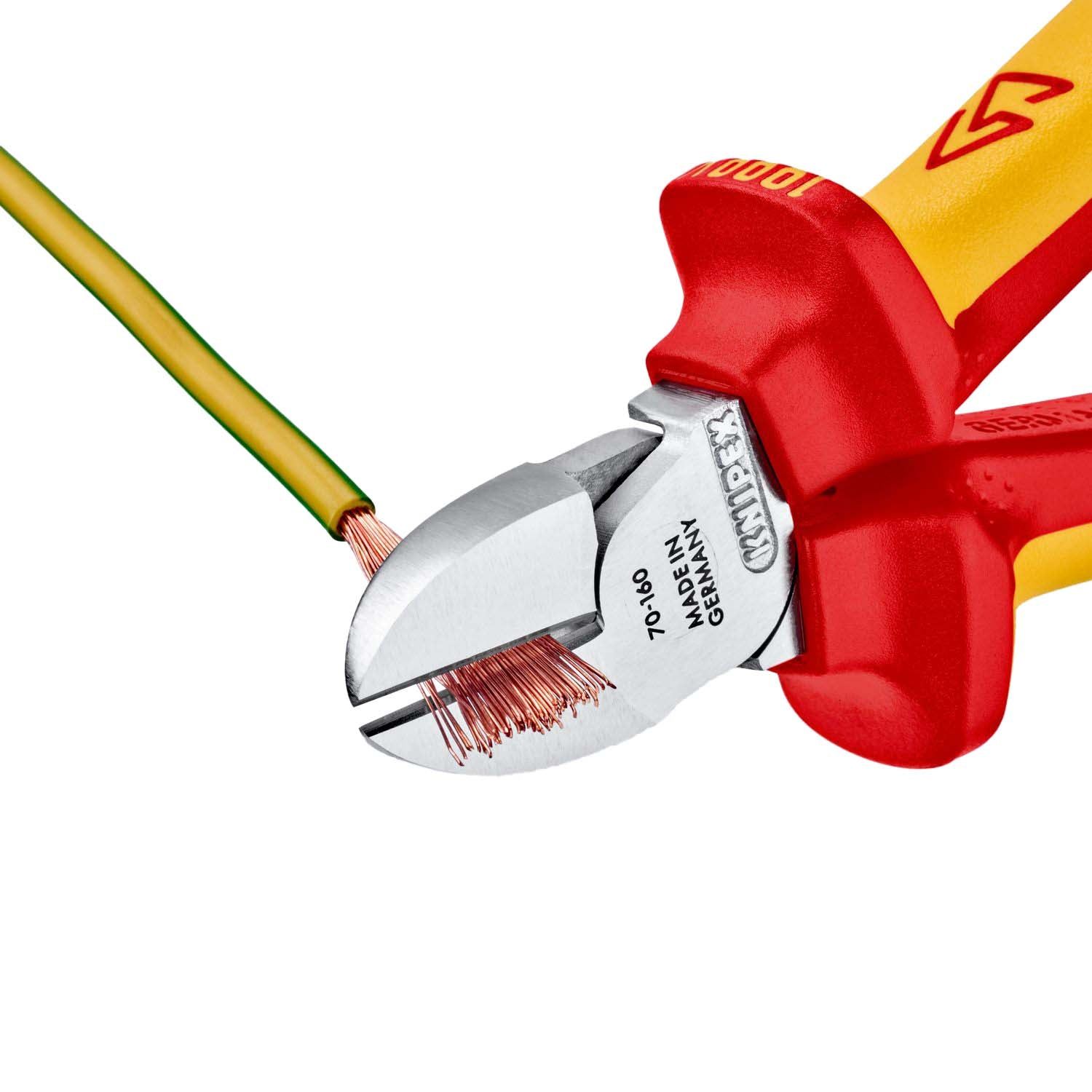 Knipex 70 06 160 Zijsnijtang Verchroomd Comfort 160mm VDE