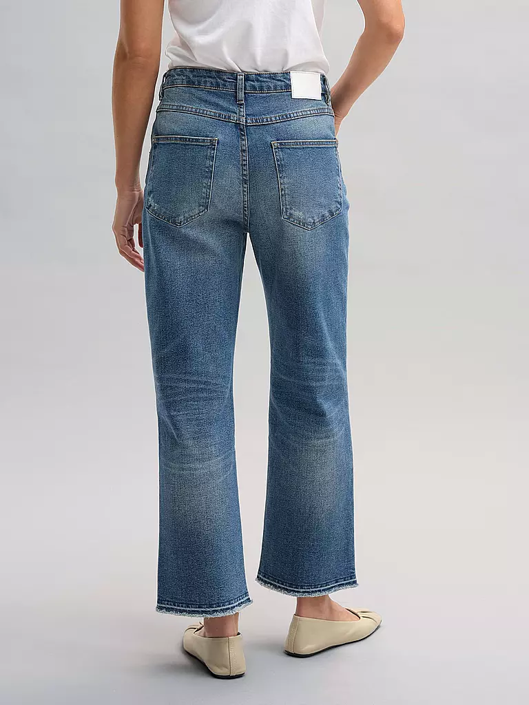OPUS Jeans Flared Fit 7/8 LANI TWIST blau