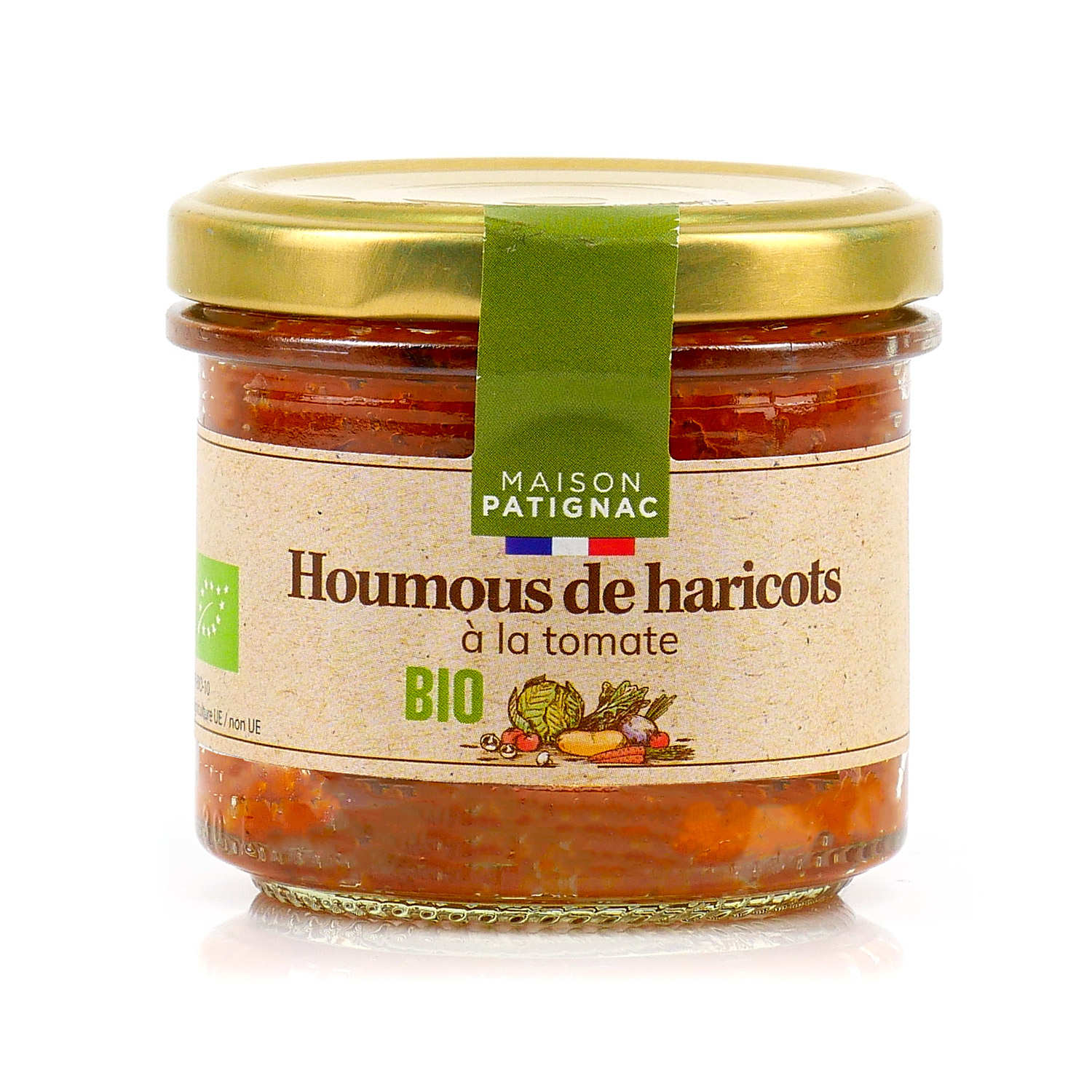 Houmous de haricots à la tomate bio