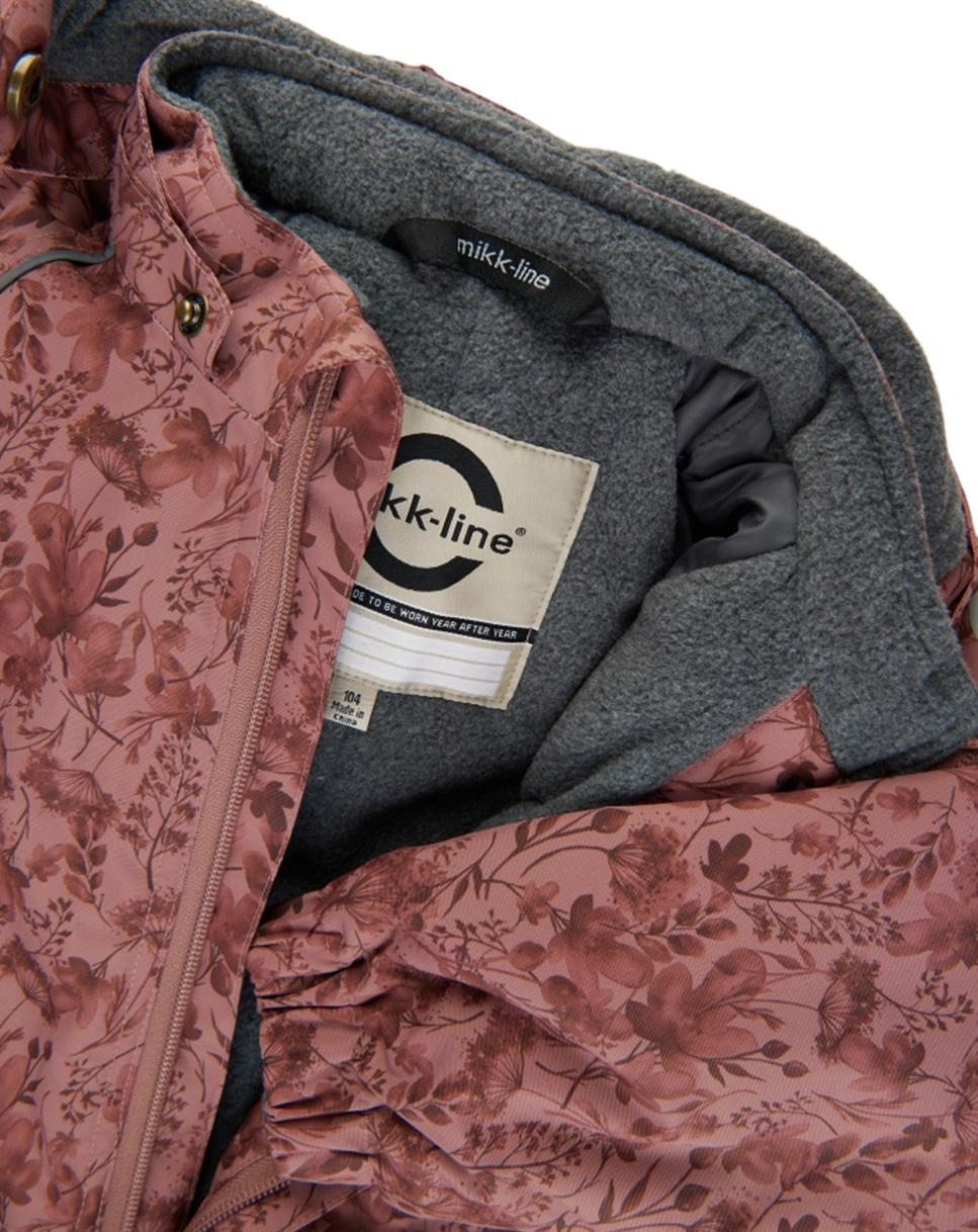 Schneeanzug FLORAL AOP in mink