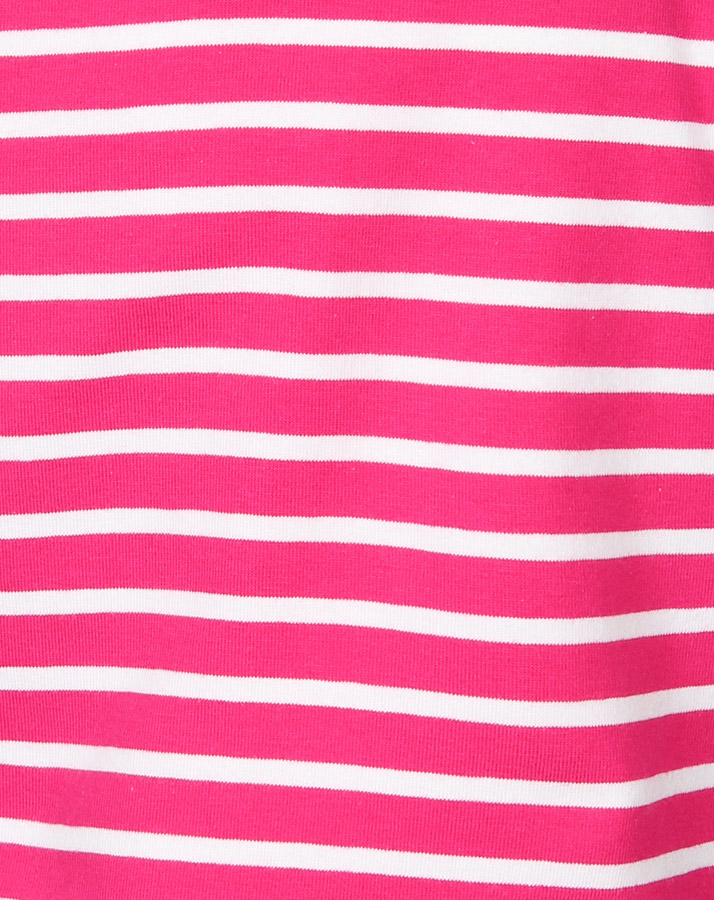T-Shirt BIENE BRUMMI gestreift in pink/weiß