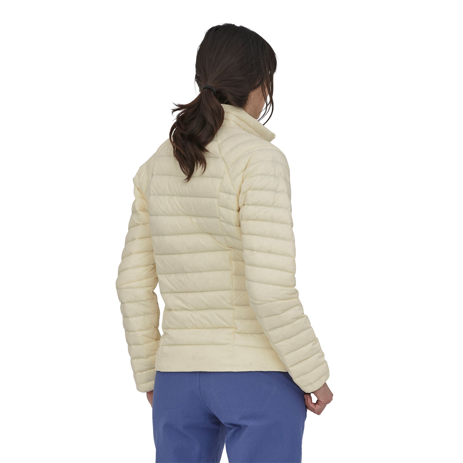 Down Sweater Dame Wool White