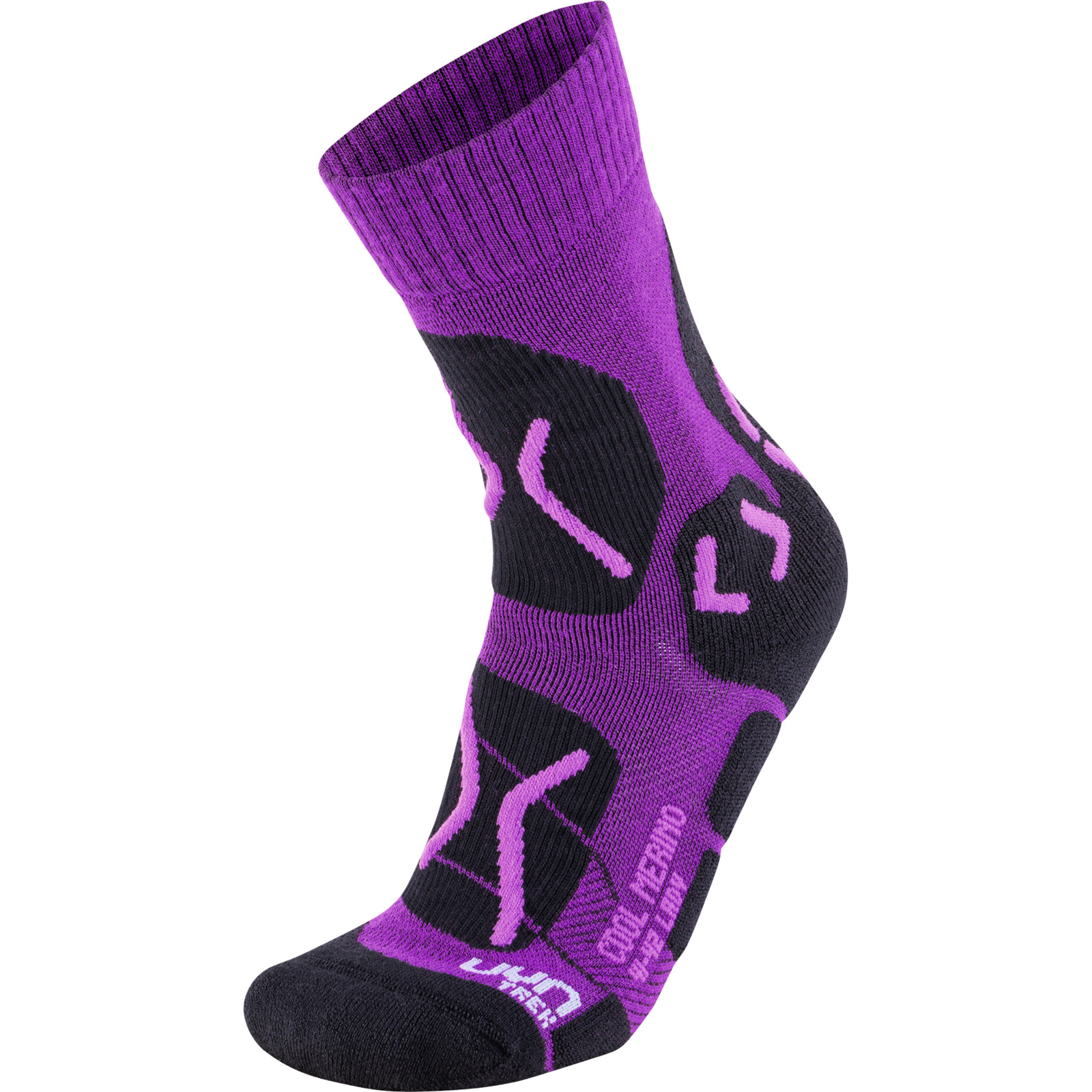 UYN Damen-Trekkingsocken cool merino 41-42, violett