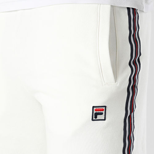 Pantalon Jogging A Bandes Hemi FAM0224 Blanc