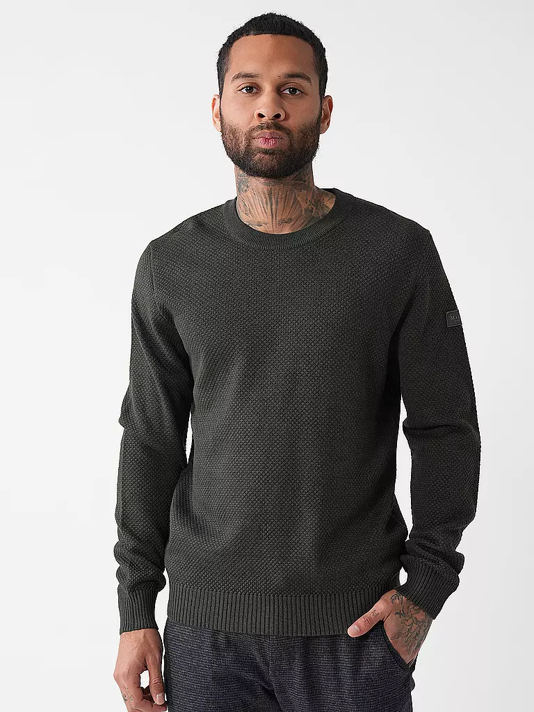 MAERZ Pullover dunkelgrün