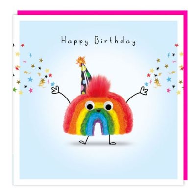 Happy Birthday Rainbow Card