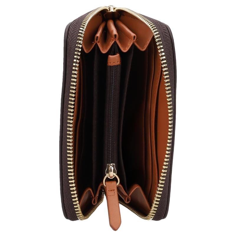 Valentino Bags Regina Re Zip Wallet S Moro Naturale