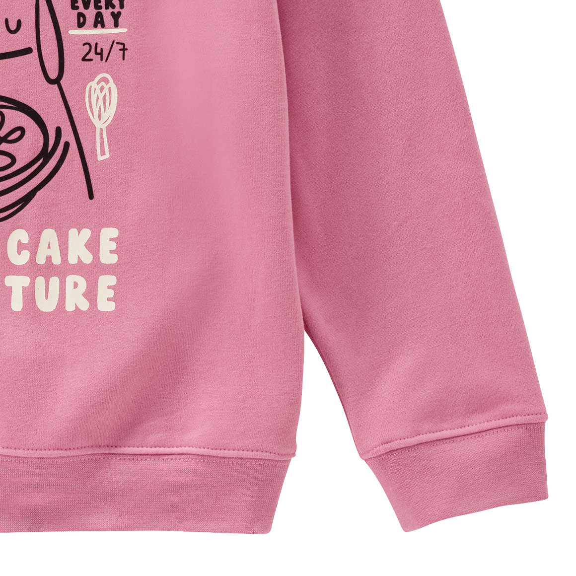 Topolino Mädchen Sweatshirt  mit lustigem Print rosa