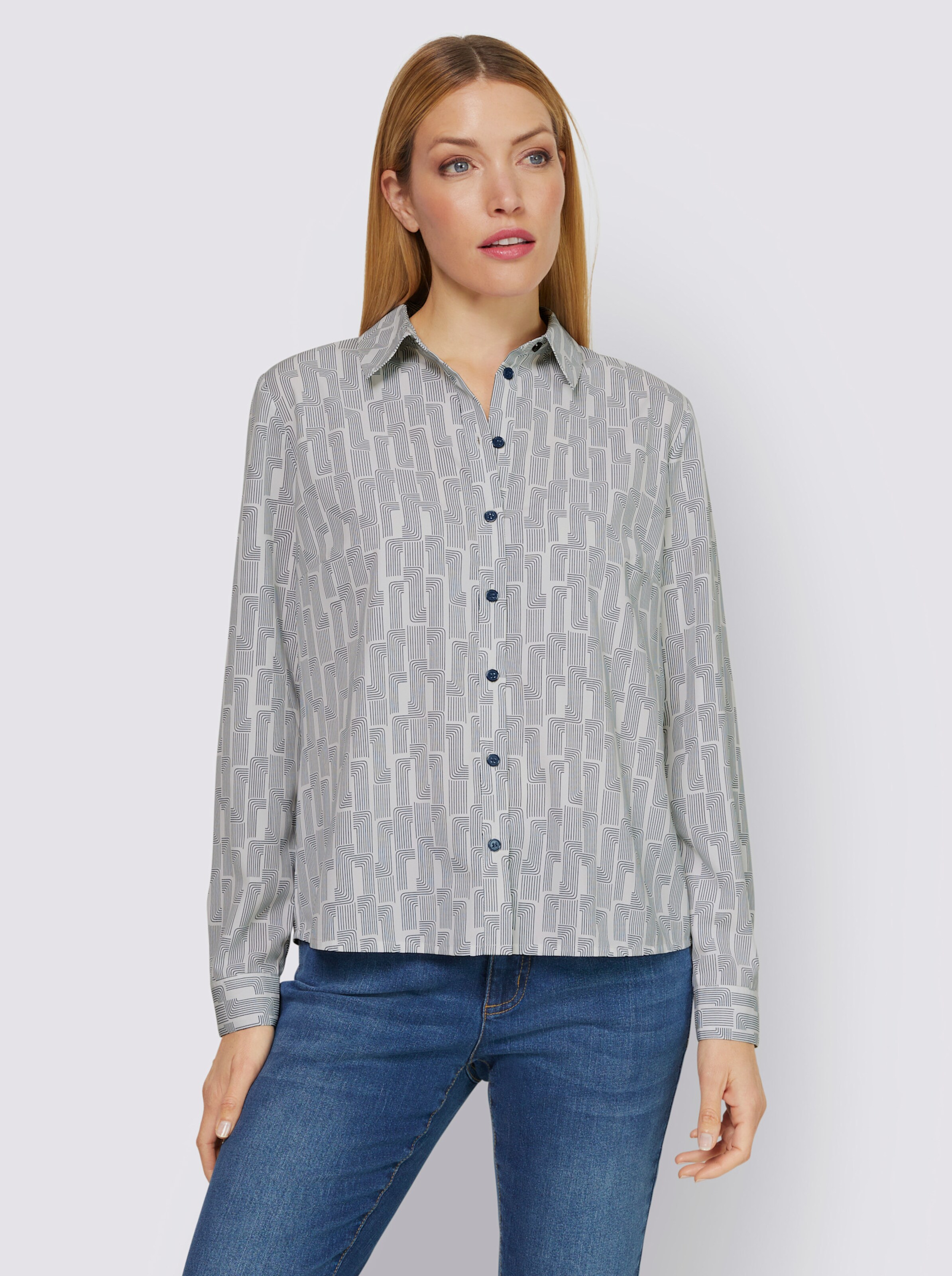 Druckbluse