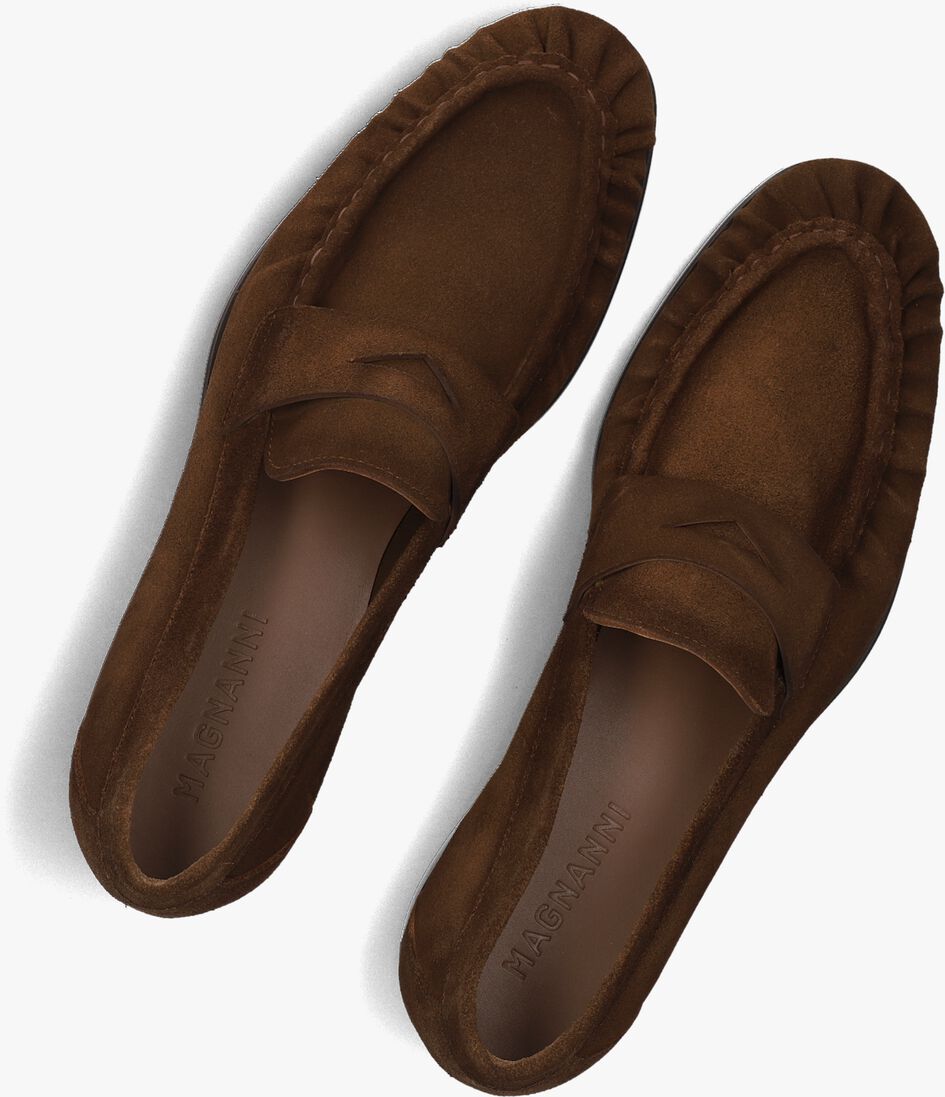 bruine magnanni loafers 26569