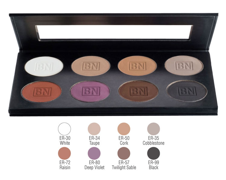 Ben Nye - ESP914 Theat. EyeShadow, 8er Palette