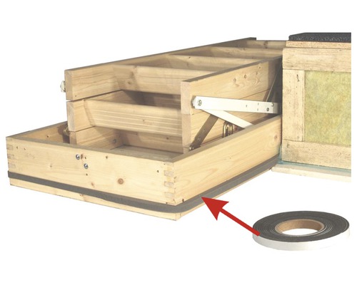Passiefhuis installatiekit voor houten zoldertrap