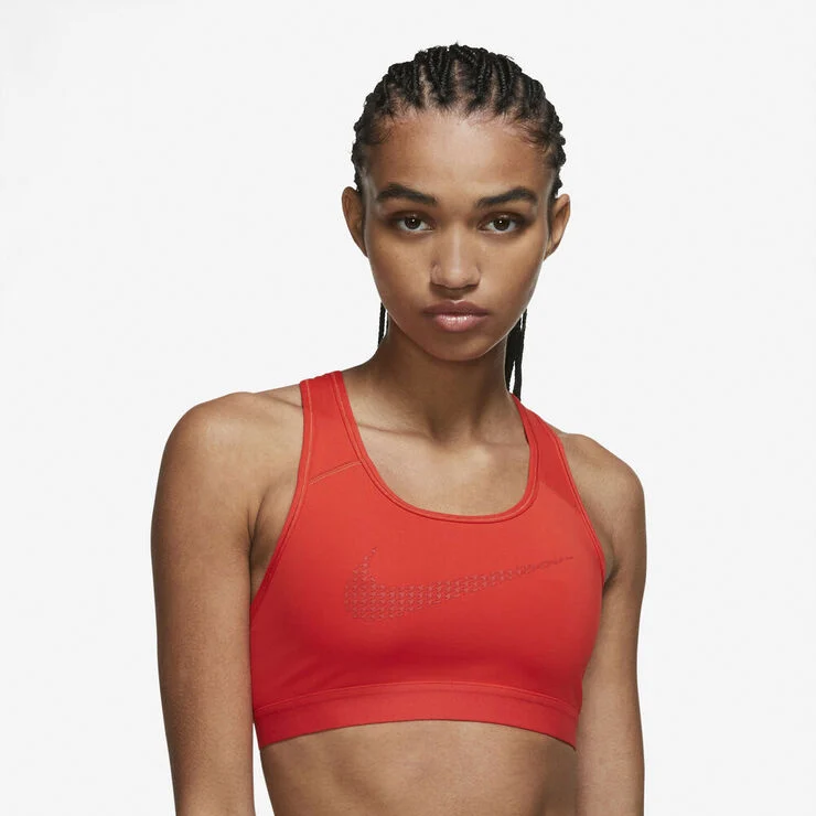 Nike Dri Fit Icon Clash Medium Support Sports Bh Rød