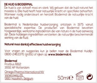 Biodermal Dagcrème voor de Droge & Gevoelige Huid 50ML