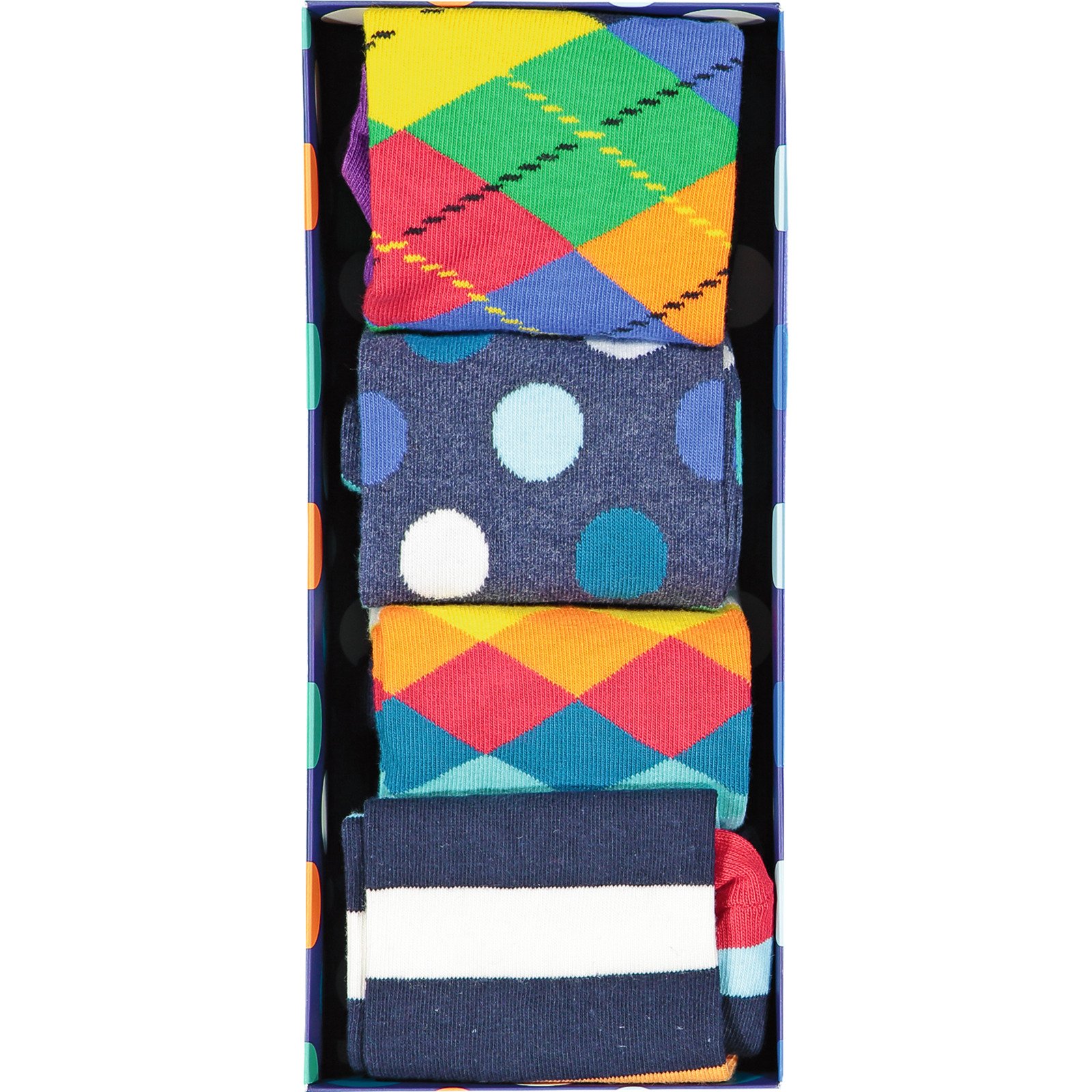Happy Socks Damen-Socken, 4 Paar multicolor