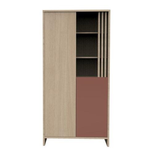 Armoire 2 Portes 1 Niche TOKYO Terracotta - SAUTHON