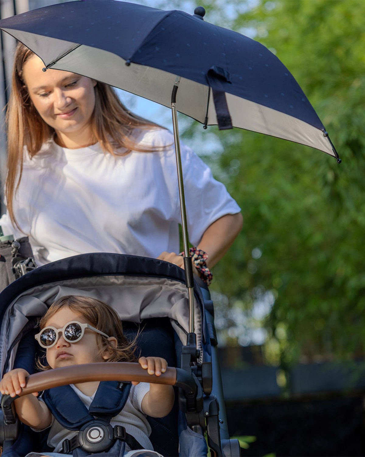 Parasoll til Barnevogn – Universalfeste