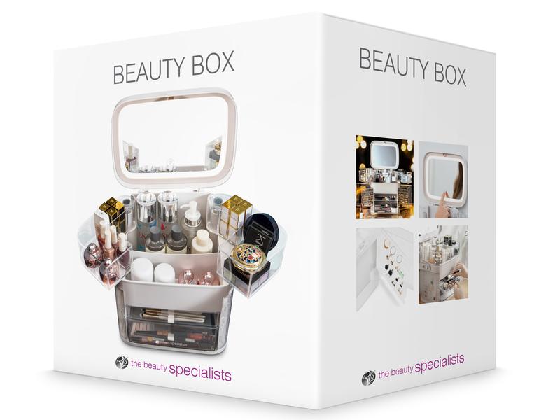 Rio Make-up Organizer Ultimate Beauty Storage Box Kosmetikbox mit Schminkspiegel