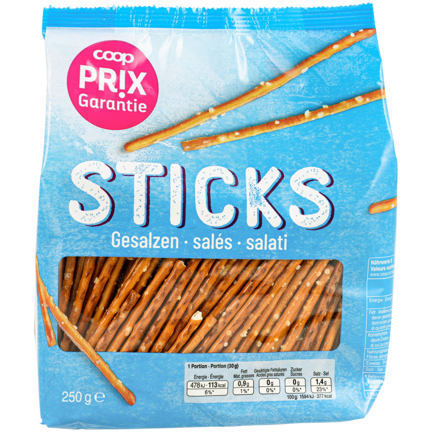 Prix Garantie Sticks gesalzen