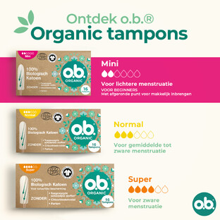 OB Organic Tampons Mini 16ST