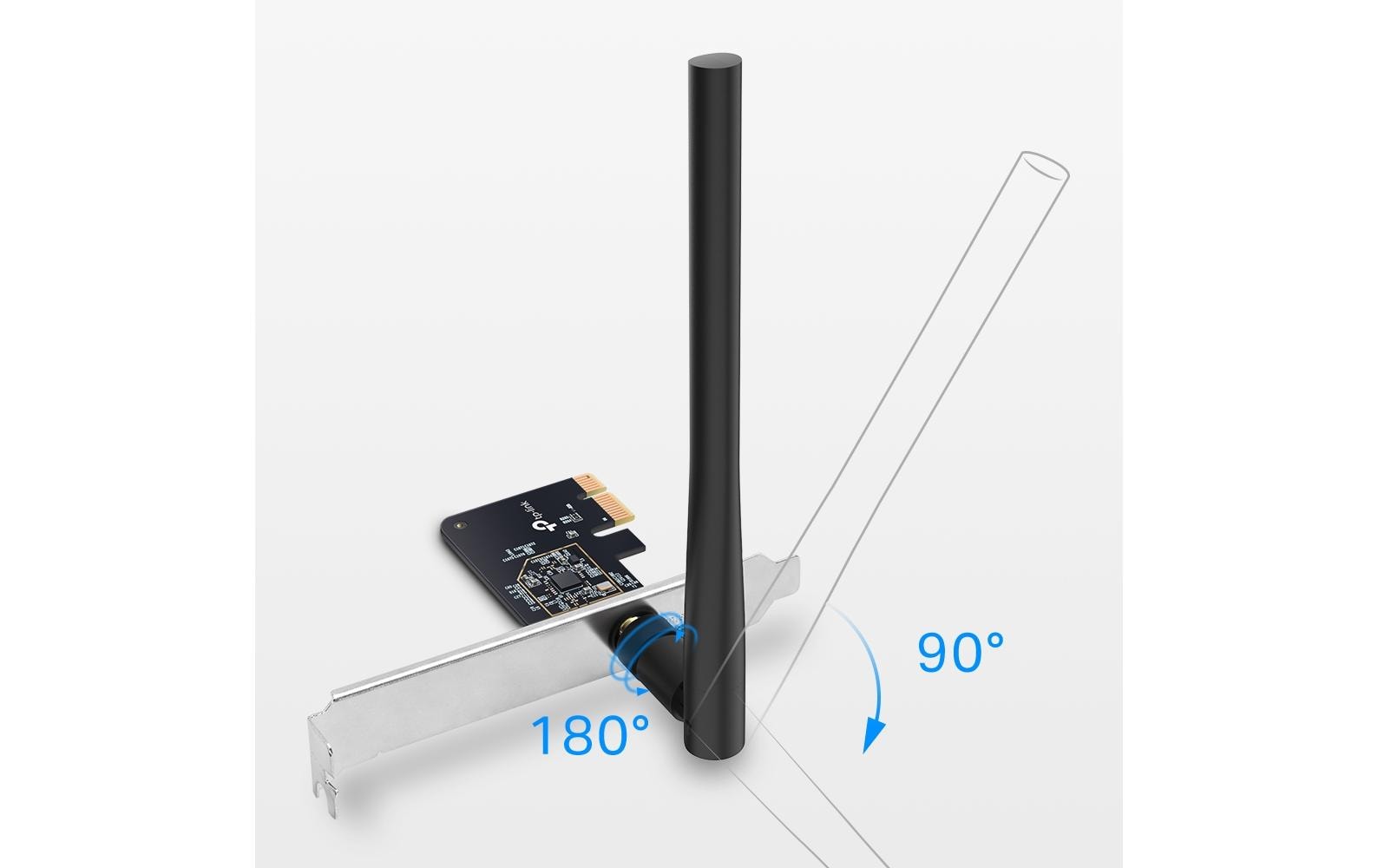 WLAN-AC PCIe Adapter Archer T2ETP-Link Archer T2E AC600 Wireless Dual-Band-PCI-Express-Adapter